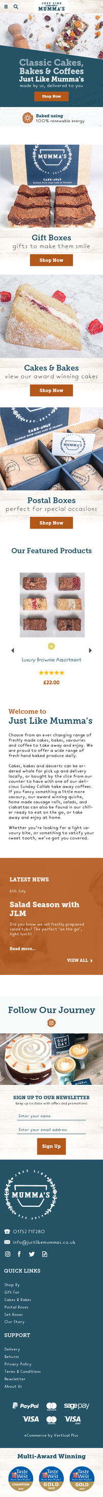 JLM – Homepage Mobile