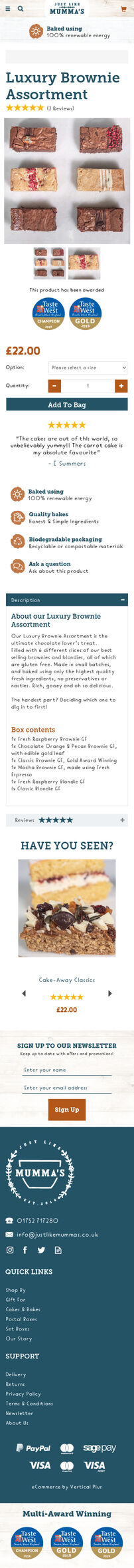JLM – Product Page Mobile