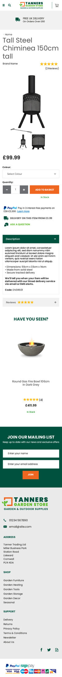 TGS – Product Page Mobile-100