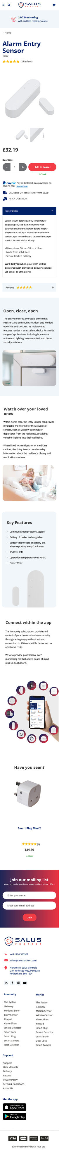 SP – Product Page Mobile