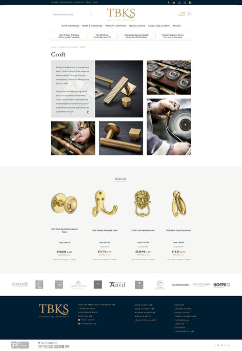 TBKS Croft Landing Page