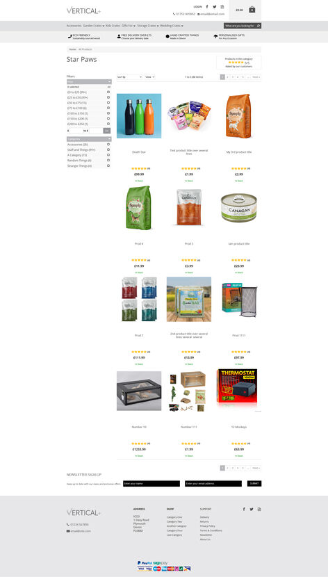 Advanced – Category Desktop