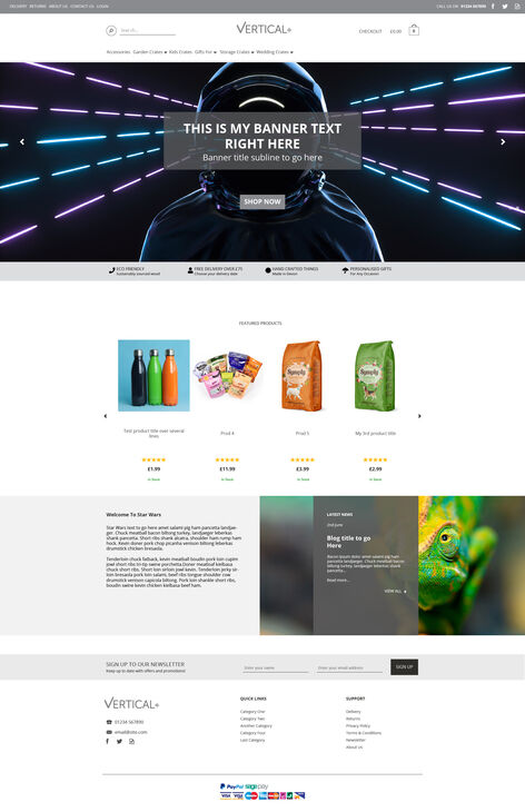 Annie – Homepage Desktop