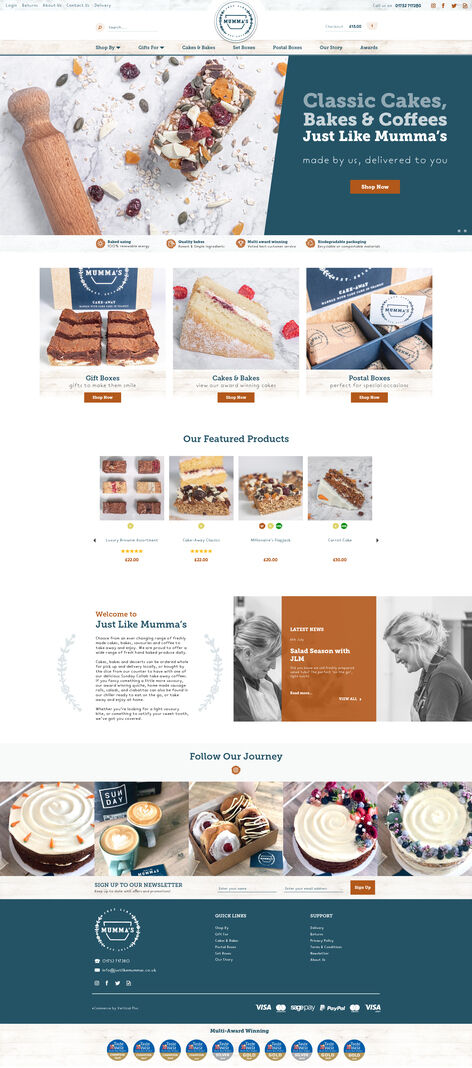 JLM – Homepage Desktop