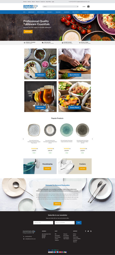 DIA – Homepage Desktop